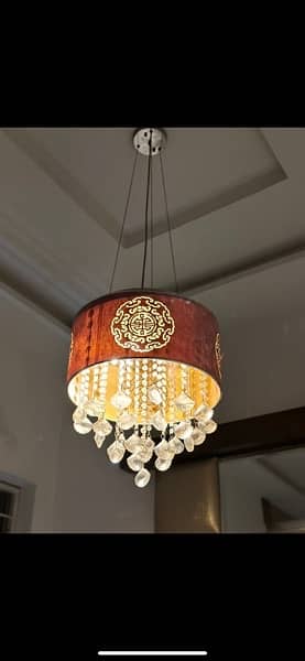 CHANDELIER ,  VERY GOOD CONDITION AND WORKING 5
