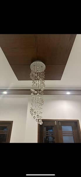 CHANDELIER ,  VERY GOOD CONDITION AND WORKING 8