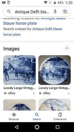Deflt blauw Art's plate vintage collection only what's app or olx chat