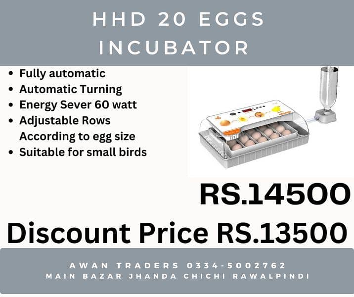 Imported Incubator 20 eggs to 196 eggs 11