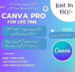 Get Canva Pro for (Lifetime) One time payment Only