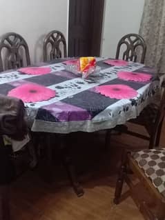 dining table with chairs