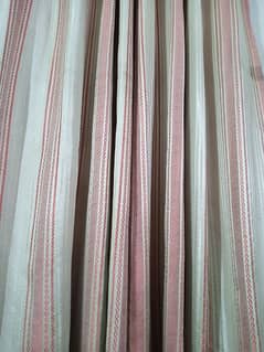 6 curtains maroon + light silver colour. very less used