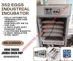 Imported 352 eggs to 2112 eggs Incubators