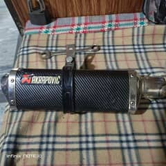 carbon fiber akrapovic best loud and good base exhaust