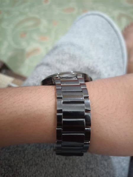 New condition black watch for men. Cartier brand new condition 1