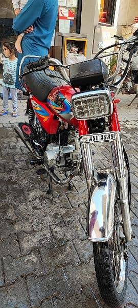Road prince 70cc bike 2022 model 10by10 condition 1