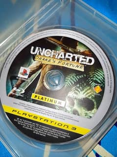 PS 3 game Cd uncharted drake fortune 0
