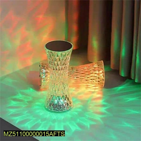 16 Colour Led Crystal Table Lamps 2