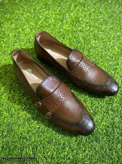 Men Dual Monk Leather Formal  Dress shoes. with fast home delivery 0