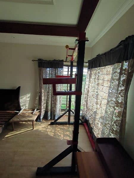 Bodybuilding Squat Rack with pull up bar HEAVY DUTY 2