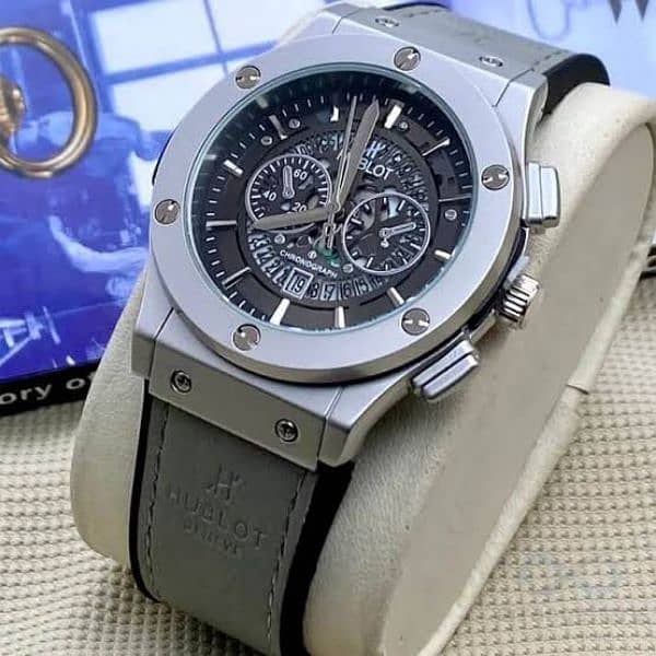 hublot watch good quality silver colour 1