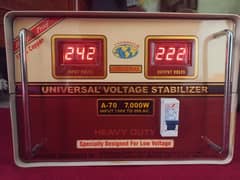Stablizer Universal original 7000 watt Model # A-70 pure cooper 99.99%