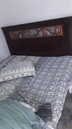 bed for sale with mattrice or without mattrice sale
