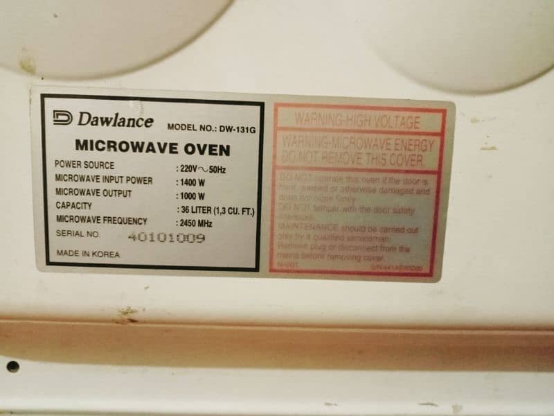 microwave oven in good condition 2