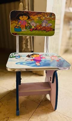 Kids Study Table and Chair set (Dora)