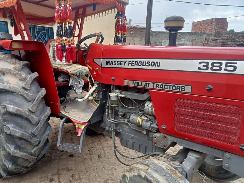 Massy tractor 385 1264 Hrs chala hy 5