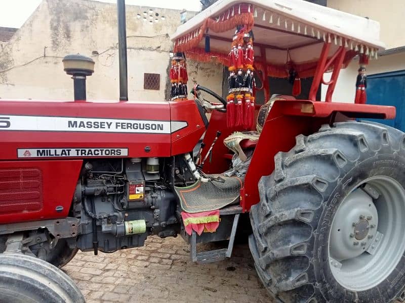 Massy tractor 385 1264 Hrs chala hy 12