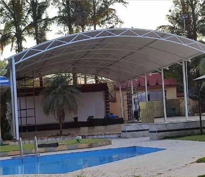 car parking shed / Tensile Sheds / Parking Shade / fiber sheds 4