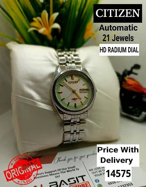 4 ہزار سے لیکر 9 ہزار تک Seiko 5 Automatic Citizen Orient Japan 19