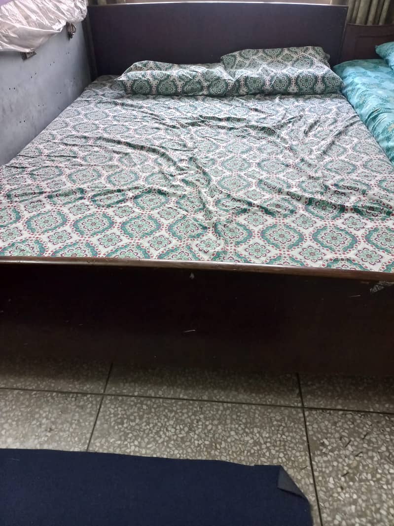 Double Bed with Mattresses 1
