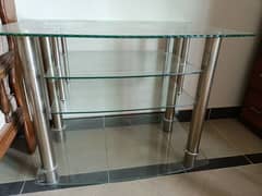 Inported Glass TV trolley