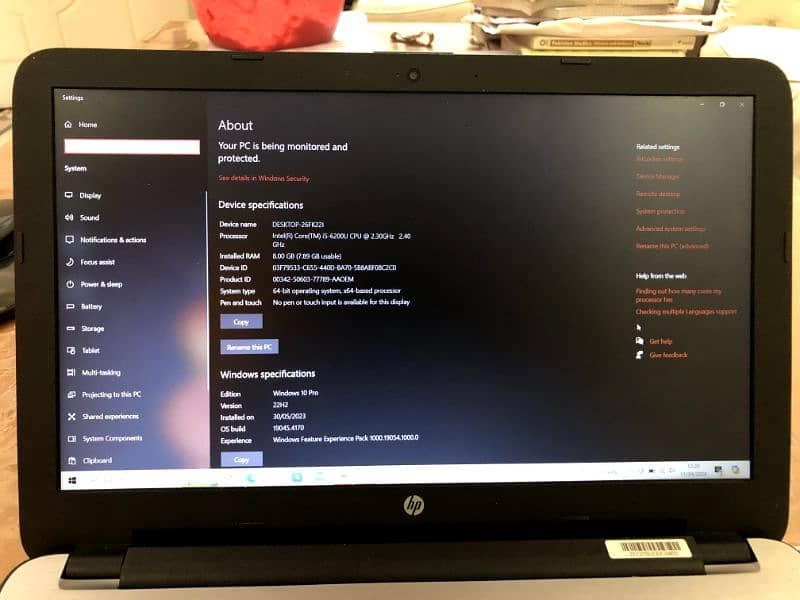 HP 250 G5 NOTEBOOK i5 6th Gen FOR SALE 4