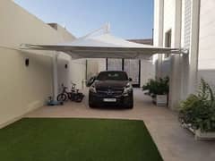 car parking shade Tensile pvc or Faber glass swimming pool shade