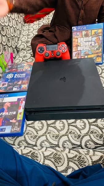 Ps4 Slim 500gb with 3 Games 4