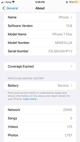 iphone 7+ 256gb (PTA approved) 2