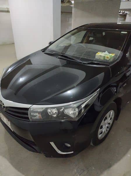 Toyota Corolla xli converted to Gli color black 3 peice touchups hai 8