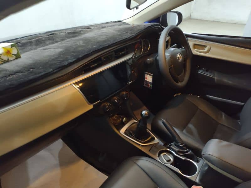 Toyota Corolla xli converted to Gli color black 3 peice touchups hai 16