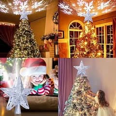OURWARM CHRISTMAS TREE TOPPER PROJECTOR WALL LIGHT