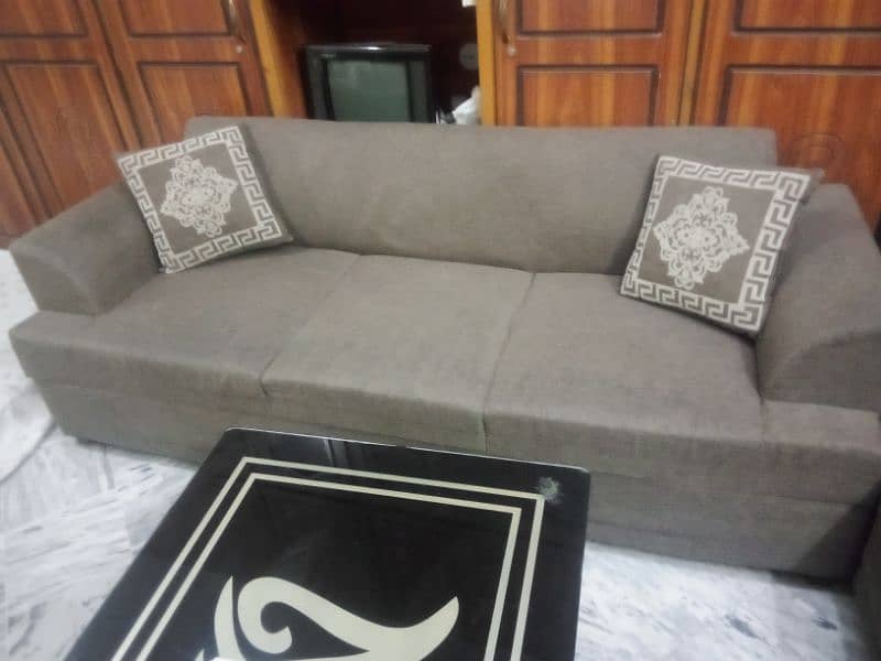 A one quality sofa with table 6