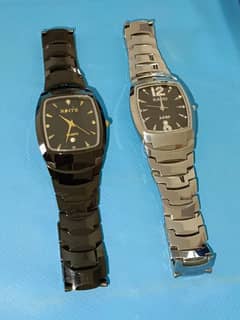 02 Pcs of men's watches no open no damage no repair