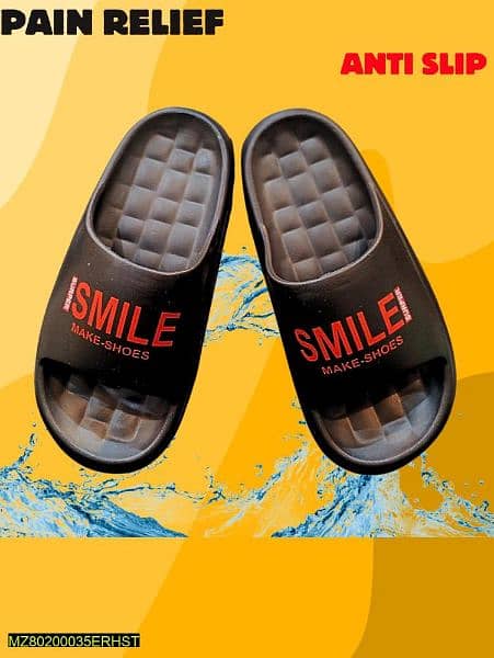 Men's rubber casual slippers (sell all Pakistan) free delivery 1