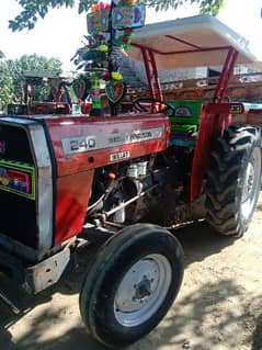 MF 240 tractor good condition exchange possible in other tractor