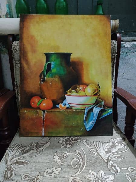 Realistic Still Life oil painting on Canvas 1