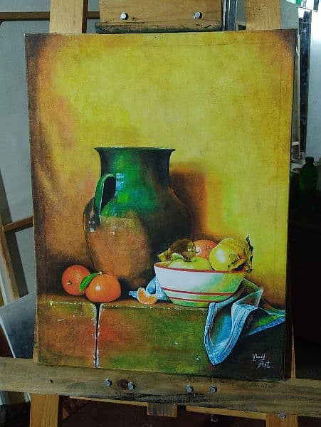 Realistic Still Life oil painting on Canvas 5