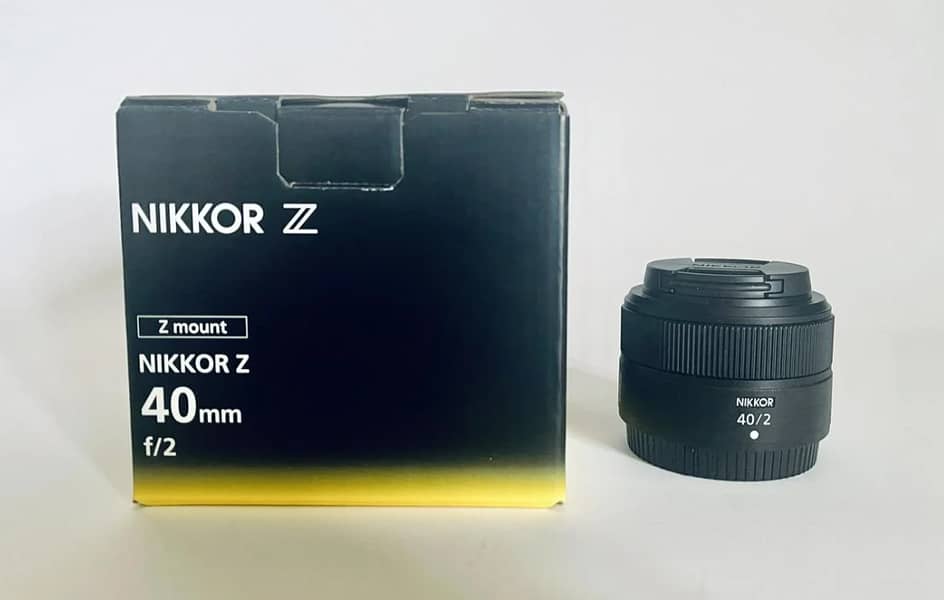 Unused Nikon Z 40mm f/2 0