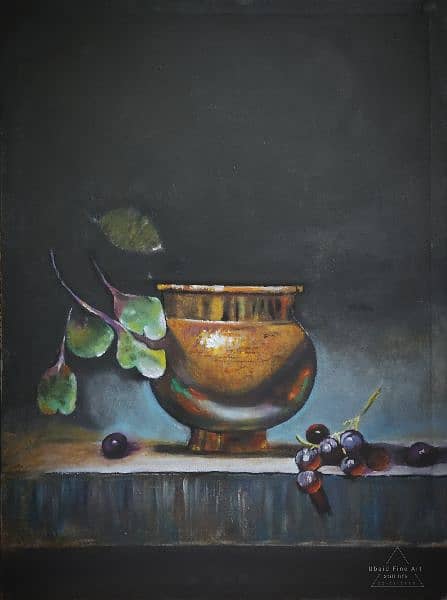 Realistic Still Life oil painting on Canvas 0