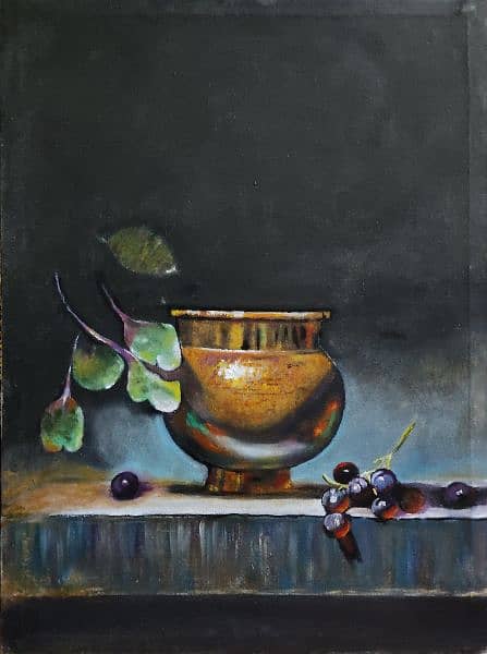 Realistic Still Life oil painting on Canvas 1