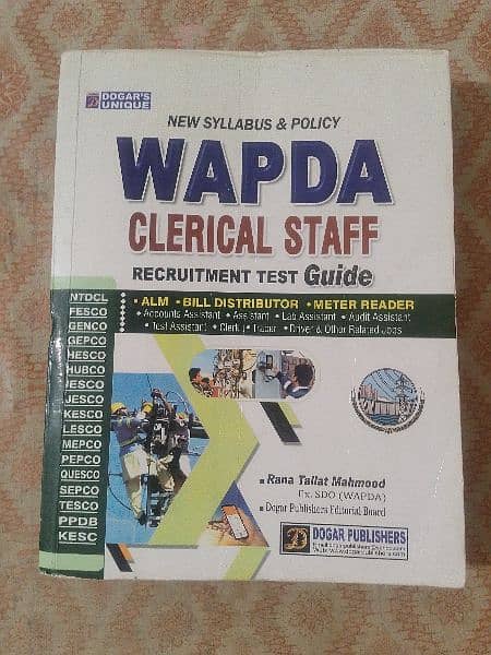 WAPDA CLERICAL STAFF 0