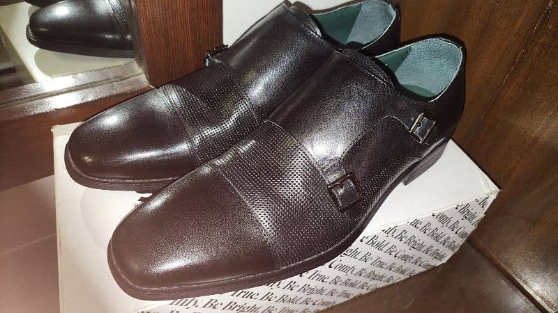 BRAND NEW Hush Puppies original Double Monk Straps (BLACK) 1