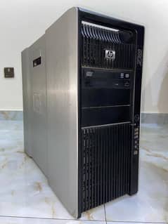 HP Z800 Workstation + 24” DELL display - 2X Processors - 2GB Graphics