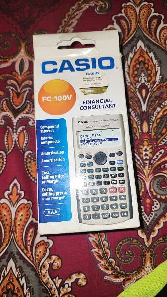 BRAND NEW Casio FC-100V financial calculator 2