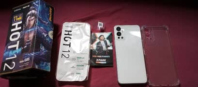 Infinix Hot 12  with box 6 128gb 10/10 condition