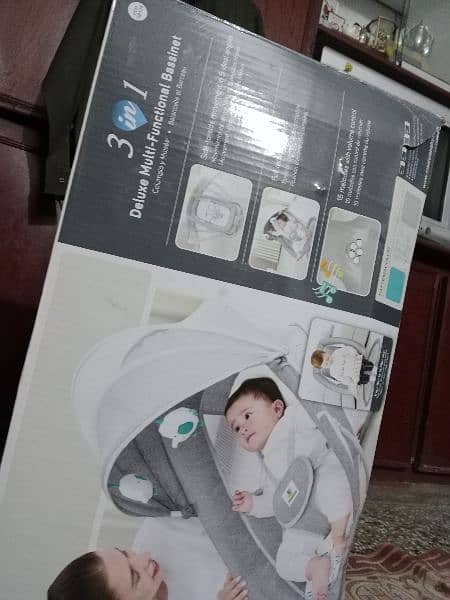 brand new baby chair Nd mastela swing not used 4