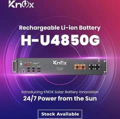 Lithium iron phosphate LiFePO4 48v solar battery Knox