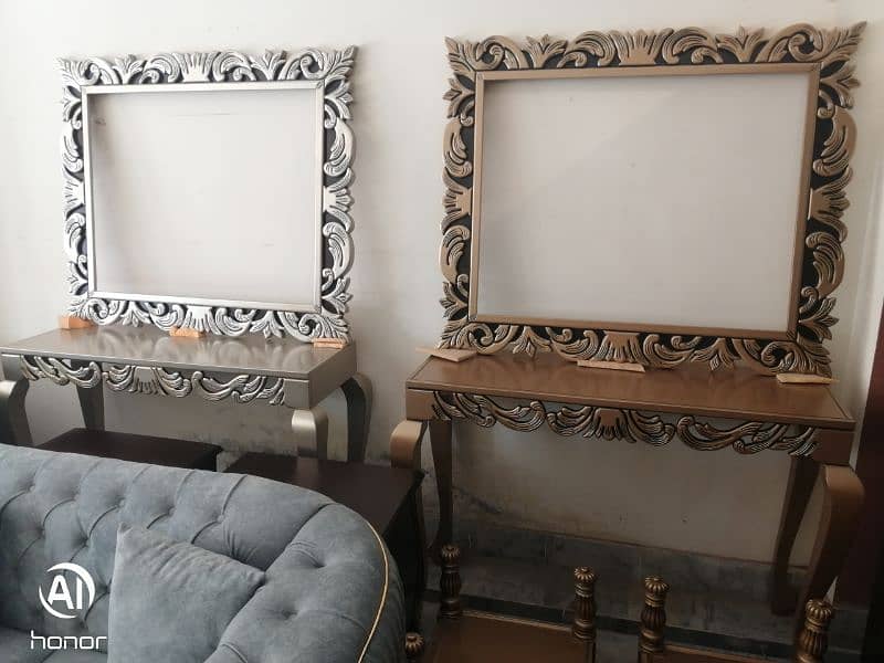 mirror frame and console 1